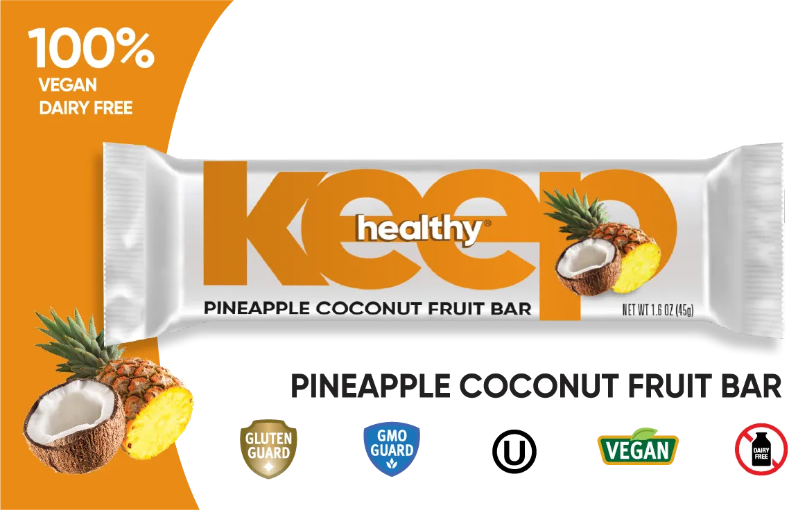 Keep Healthy Fruit & Nut Bar Variety Pack - 20 Individually Wrapped Bar Sampler Variety Pack