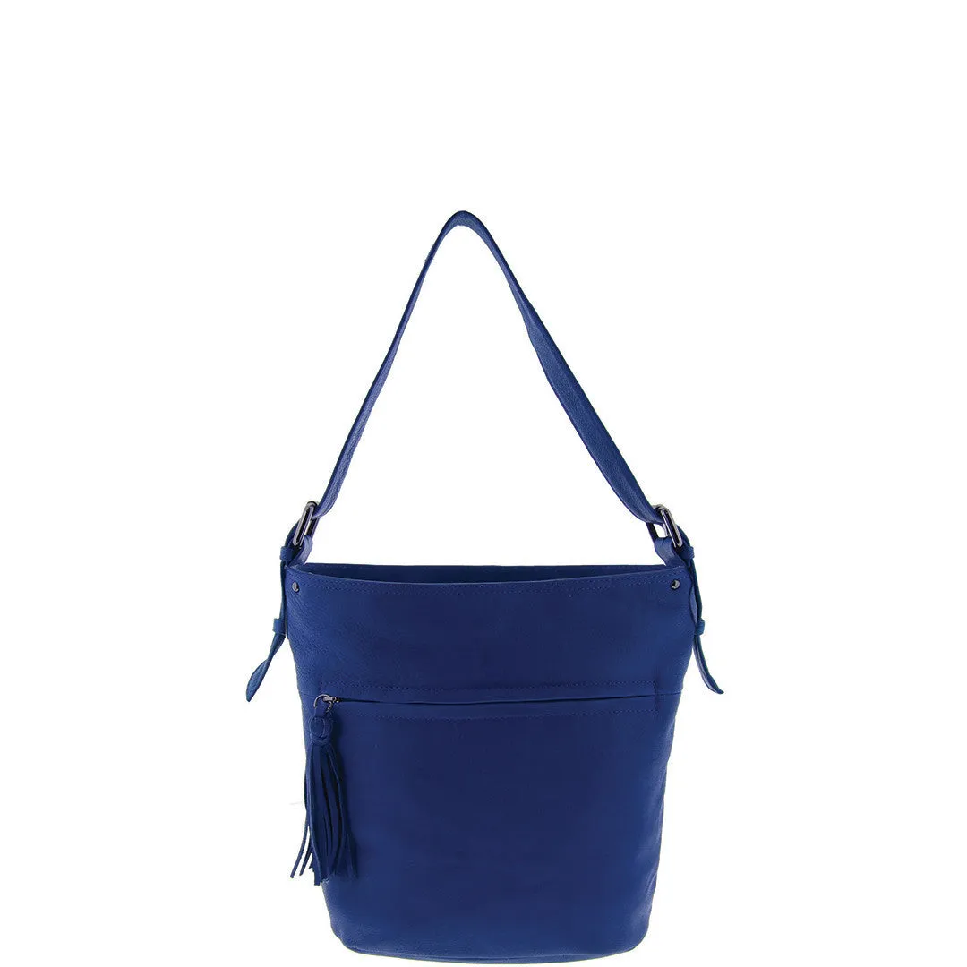 KENDALL LEATHER BUCKET BAG