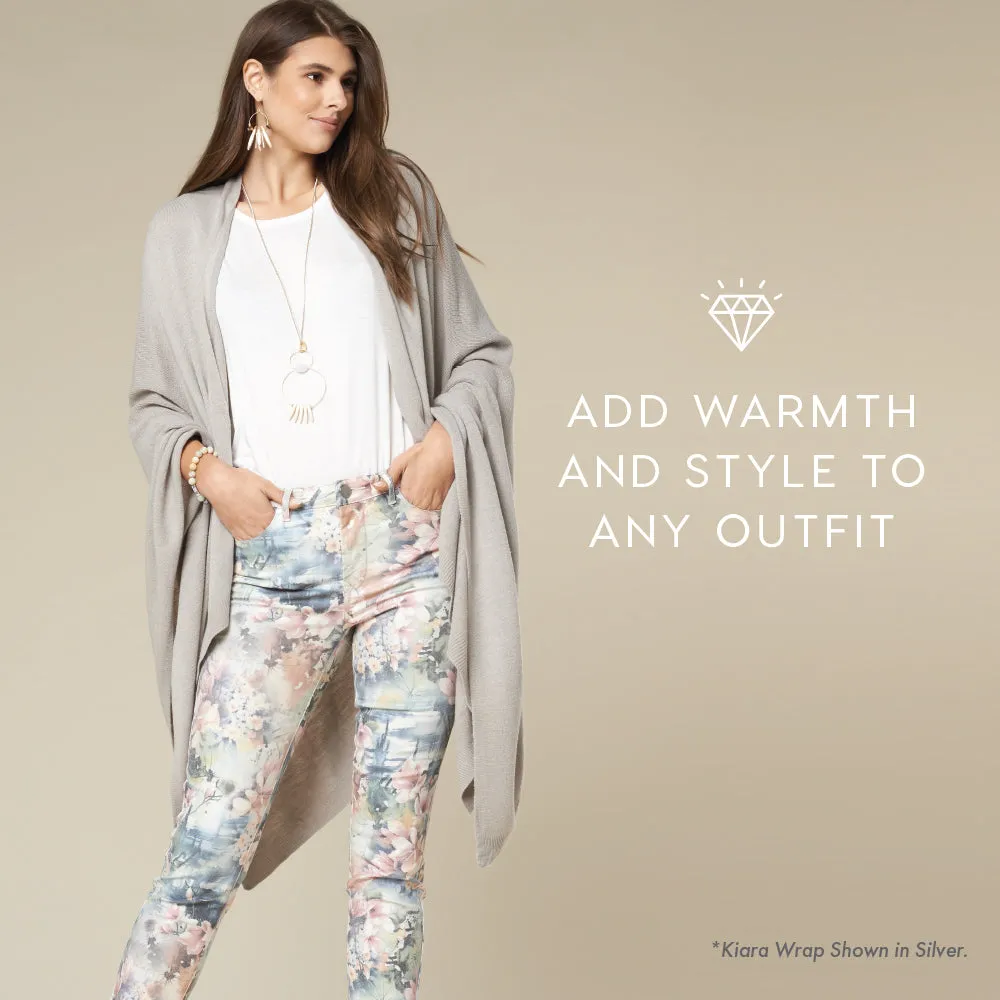 Kiara Lightweight Wrap - Denim