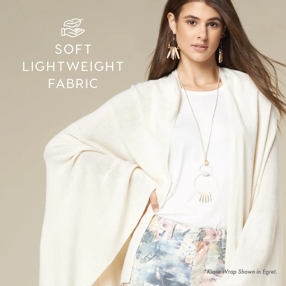 Kiara Lightweight Wrap - Denim