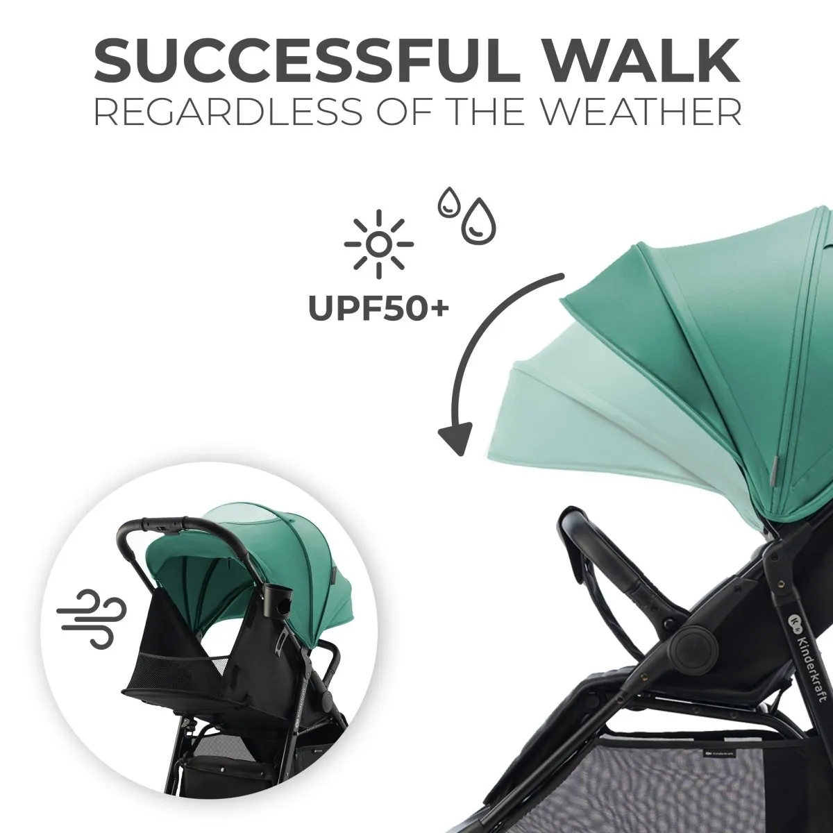 Kinderkraft RINE Lightweight Stroller