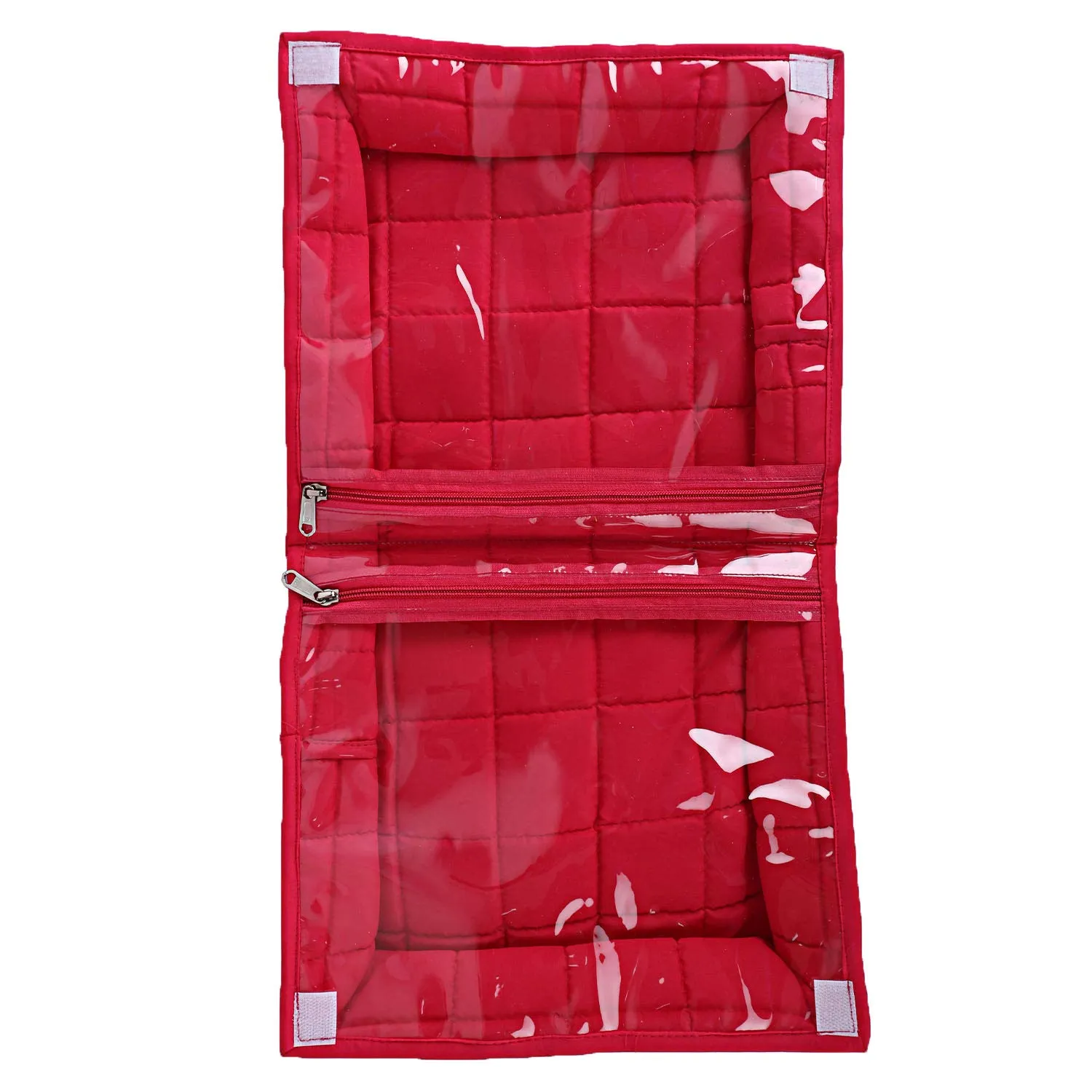 Kuber Industries 2 Piece Cotton Lingerie Undergarments Organizer, Pink