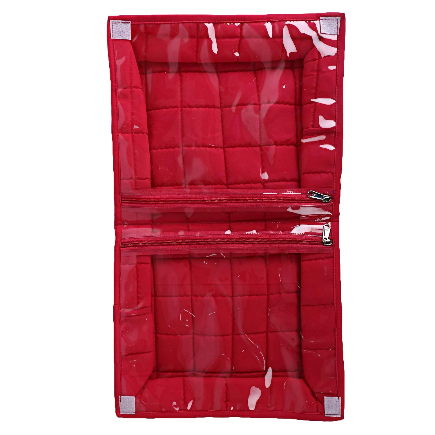 Kuber Industries 2 Piece Cotton Lingerie Undergarments Organizer, Pink