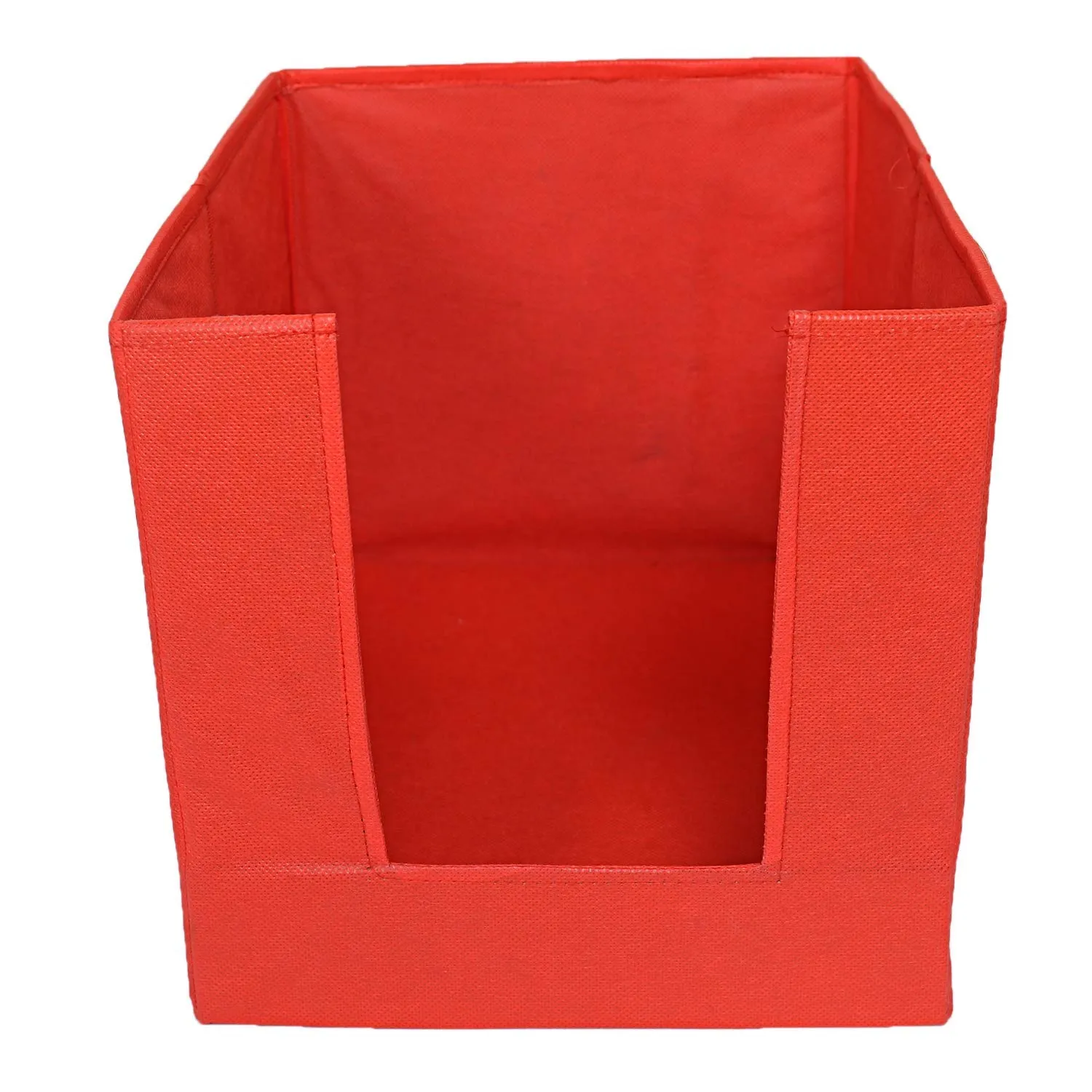 Kuber Industries Non-Woven 2 Pieces Shirt Stacker Wardrobe Organizer (Red & Blue) CTKTC022578