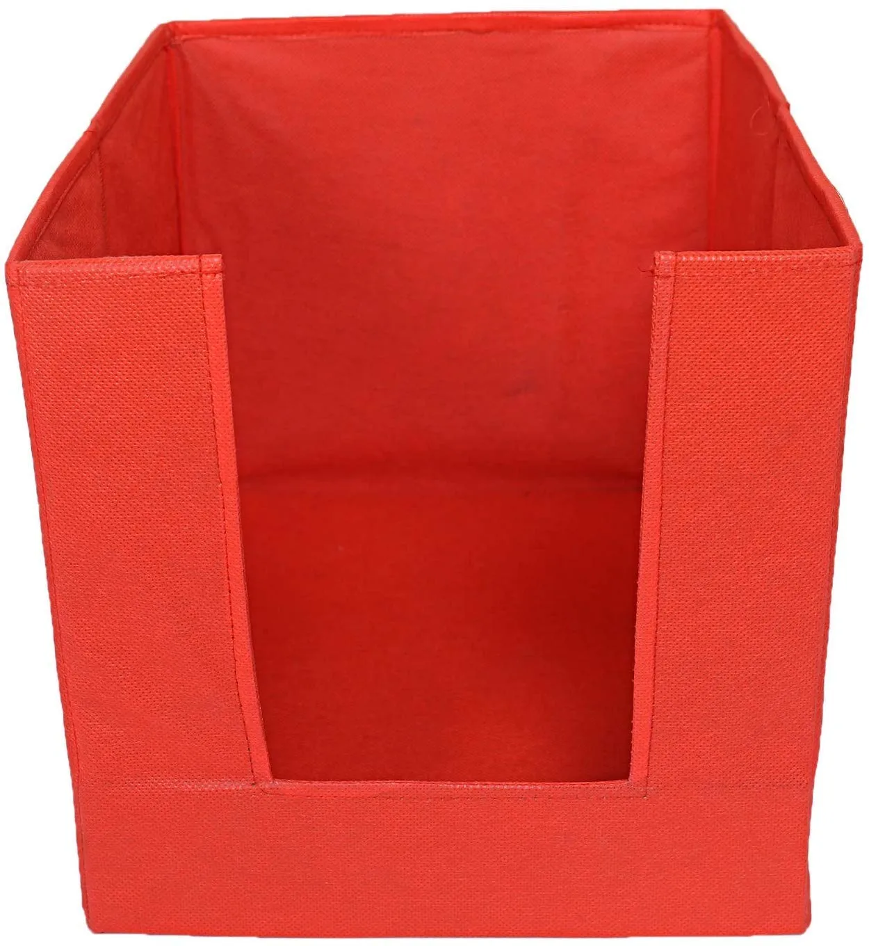 Kuber Industries Non-Woven 2 Pieces Shirt Stacker Wardrobe Organizer (Red & Grey) CTKTC022581