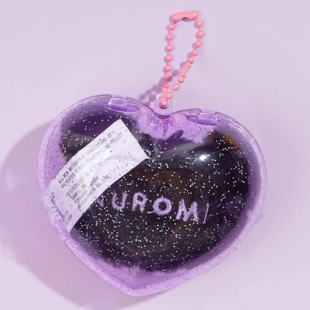 Kuromi Glittery Heart Case Charm