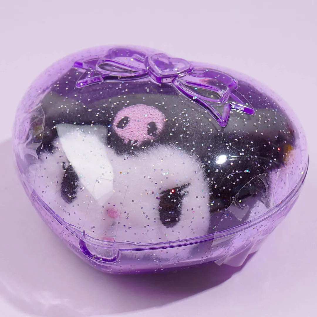 Kuromi Glittery Heart Case Charm