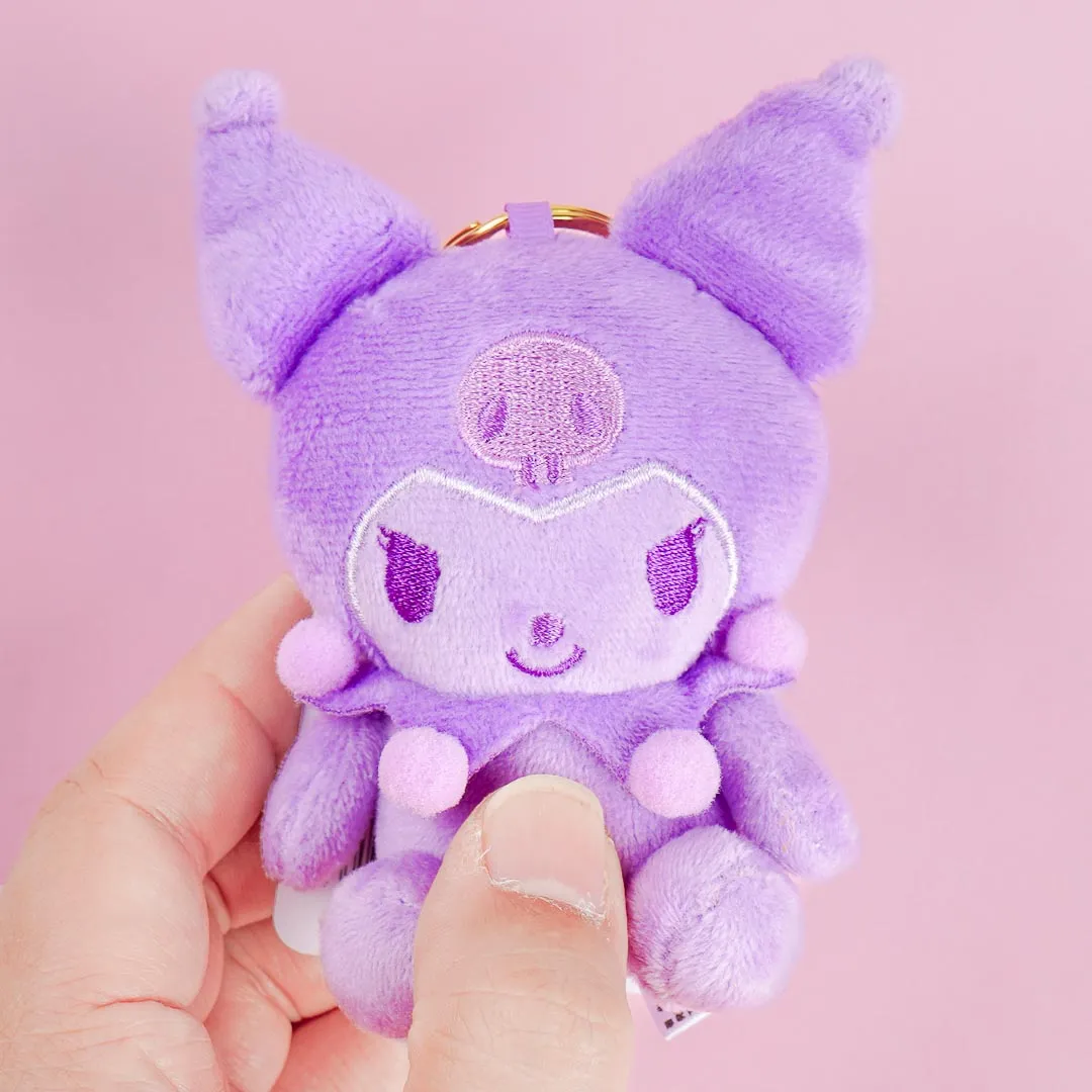Kuromi Key Two-Toned Ring Plushie Charm