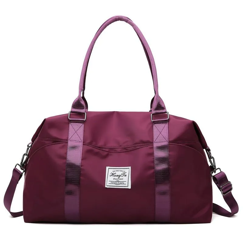 Large Capacity Travel Bag Nylon Waterproof Fashion Sport Bags For Women 2021 Shoulder Messenger Bag Weekend Handbag Sac Femme
