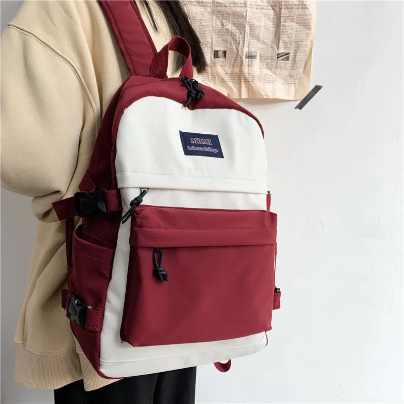 Large Capacity Women Backpack Fashion Schoolbag Backpacks for Teenager Girls Female High School College Student Book Bags Female