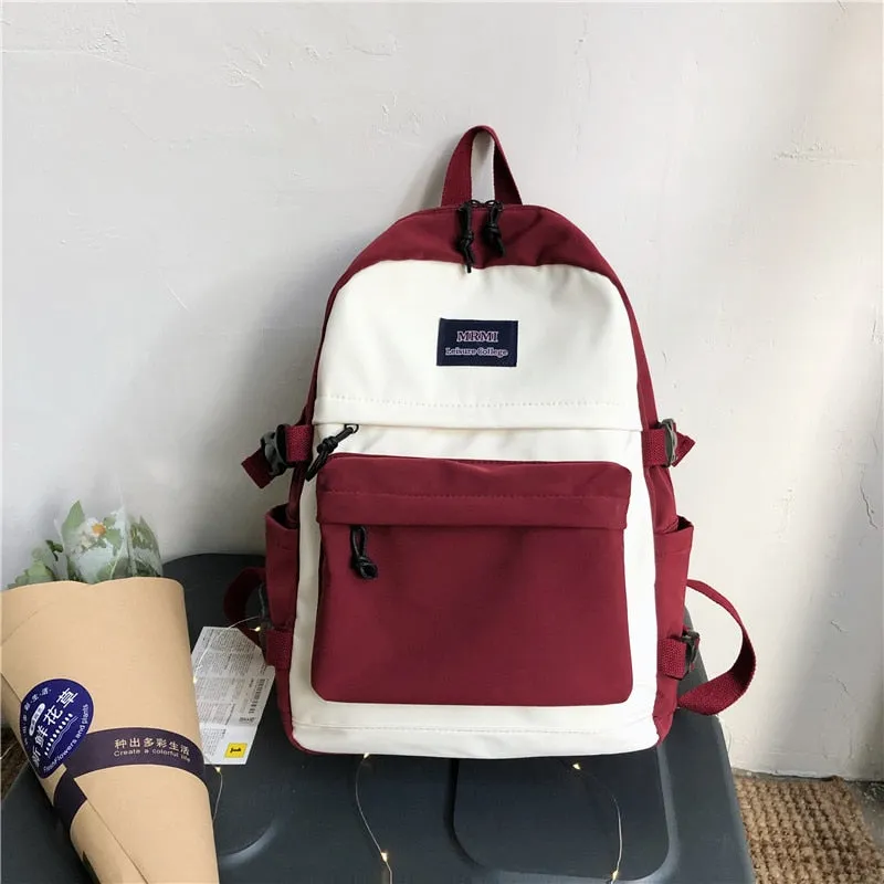 Large Capacity Women Backpack Fashion Schoolbag Backpacks for Teenager Girls Female High School College Student Book Bags Female