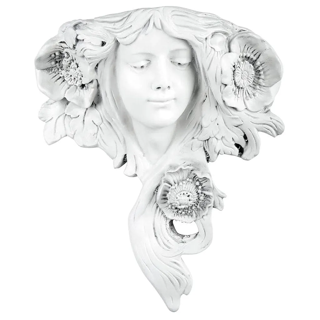 Le Printemps French Greenmen Planter Wall Sculpture by Design Toscano