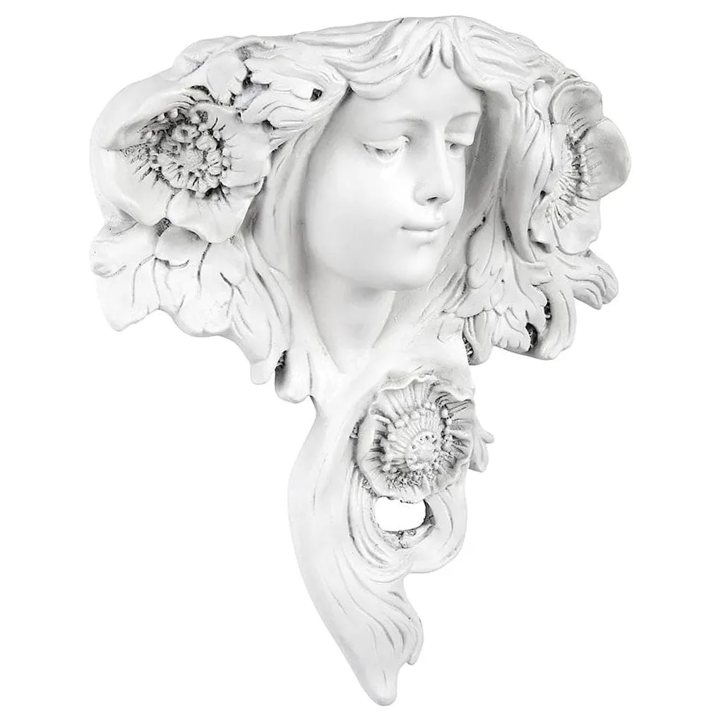 Le Printemps French Greenmen Planter Wall Sculpture by Design Toscano