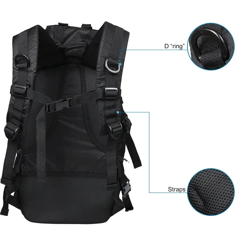 Lightweight 18.5" Waterproof Hiking Daypack for Men, Camping & Travel Backpack