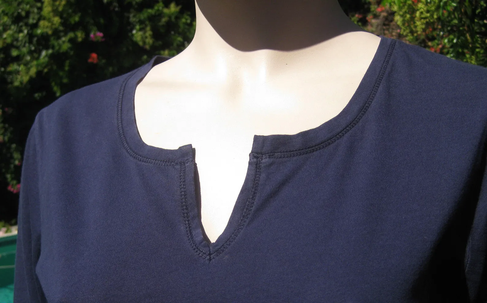 Lightweight Jersey Tunic - Navy