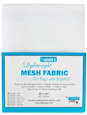 Lightweight Mesh Fabric - White