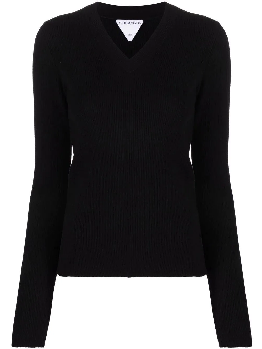 Lightweight ribbed wool sweater