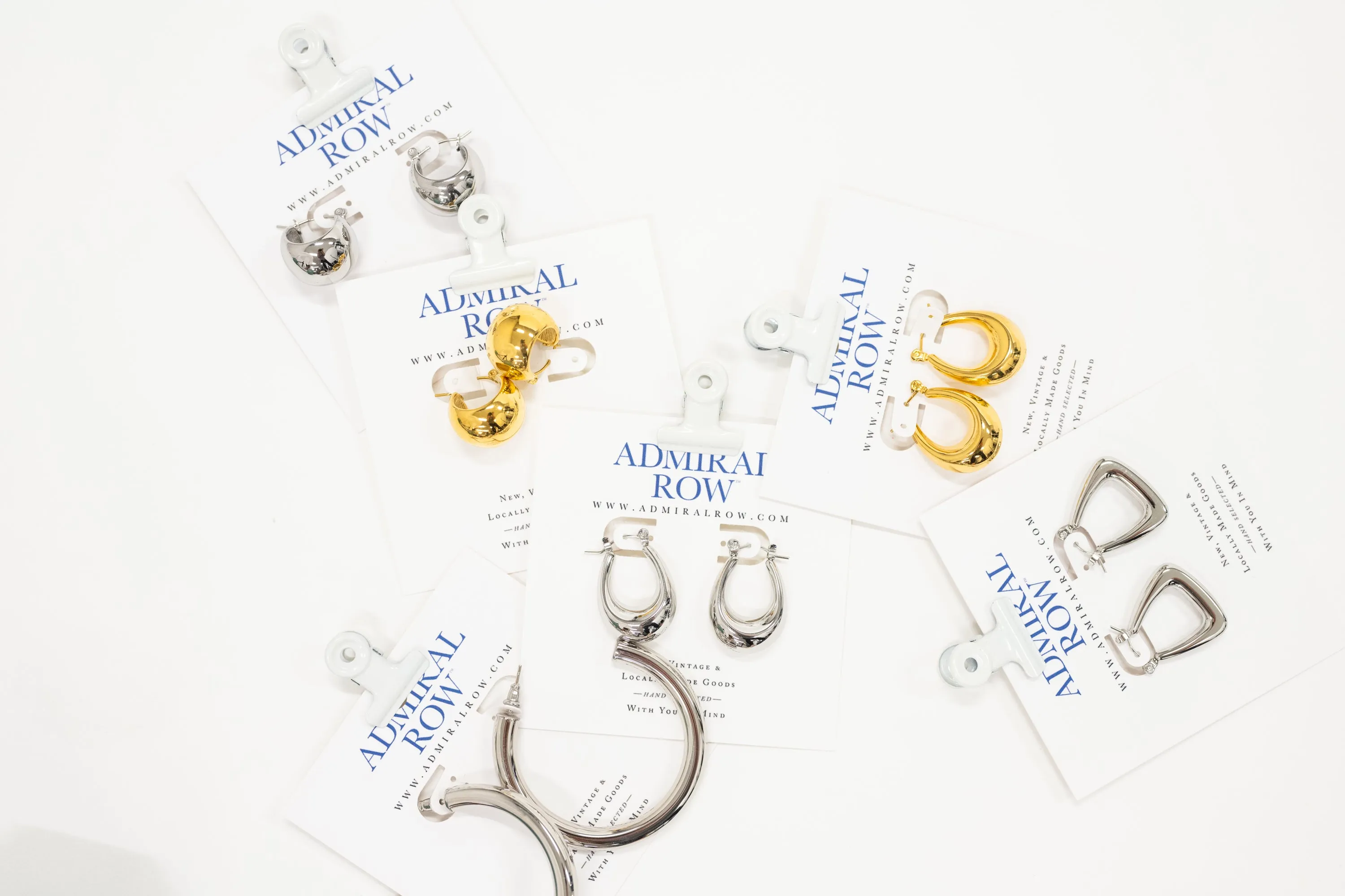 Lightweight Silver Hoops