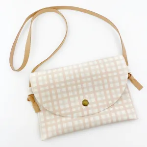 Little Explorer Bag -  Blush Pink Plaid