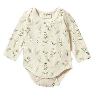 Long Sleeve Bodysuit - Wild Flower