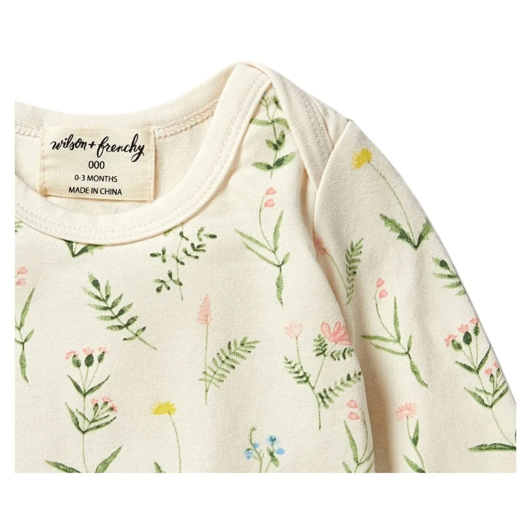 Long Sleeve Bodysuit - Wild Flower