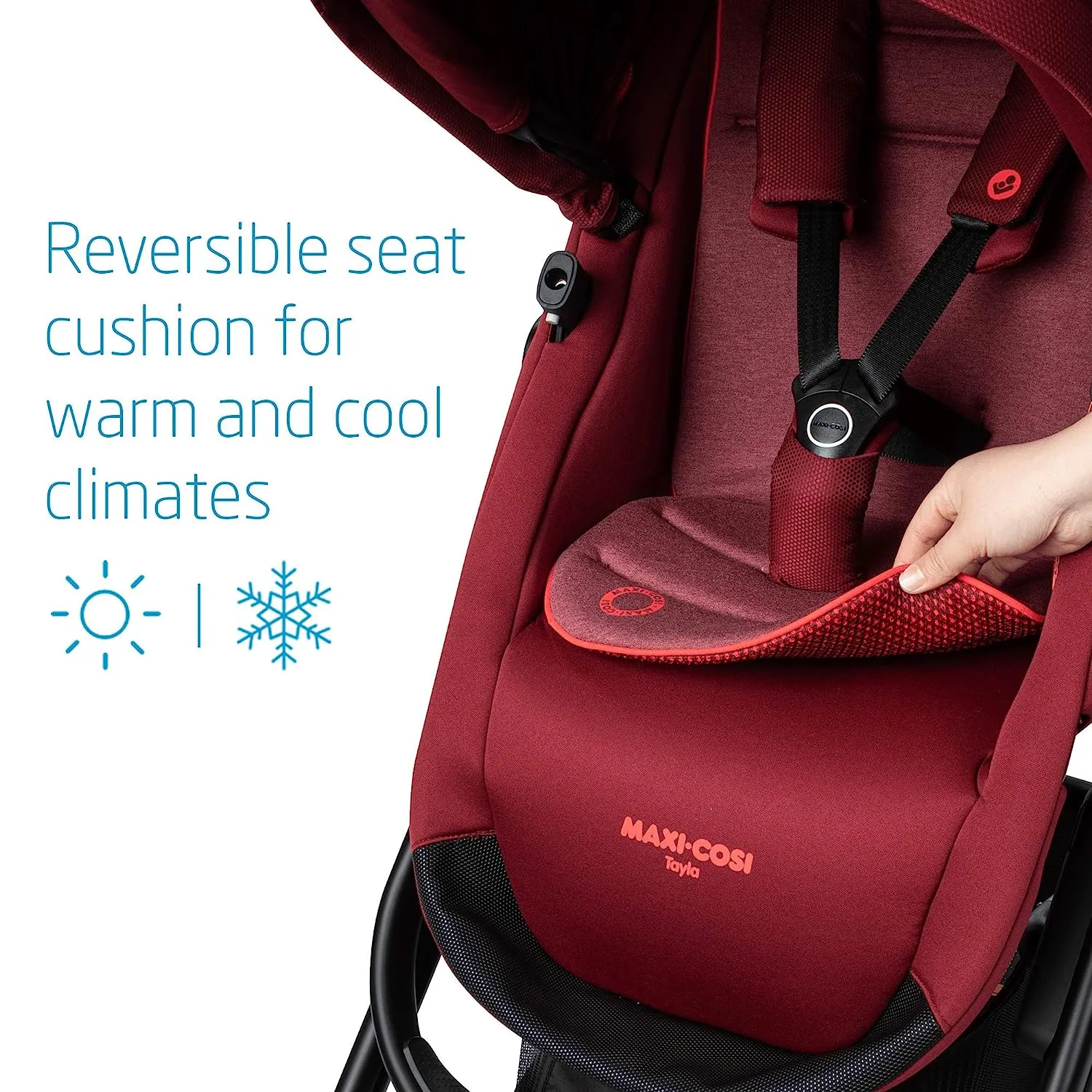 Maxi-Cosi Tayla Stroller Modular Lightweight Stroller Seat Red