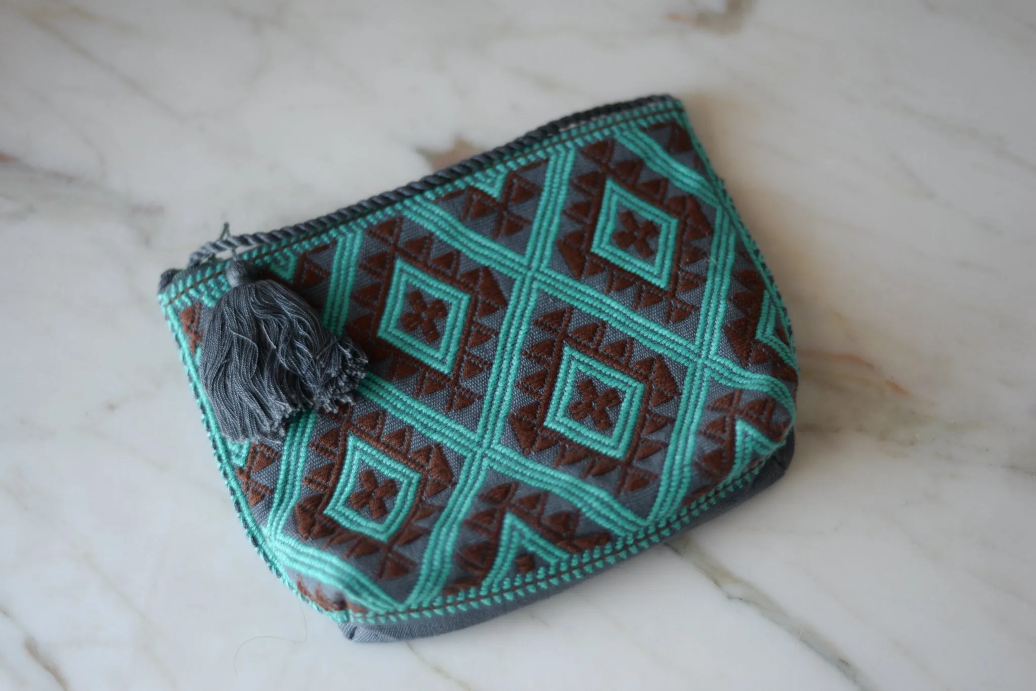 Mayan Embroidered Purse from Chiapas with Tassel