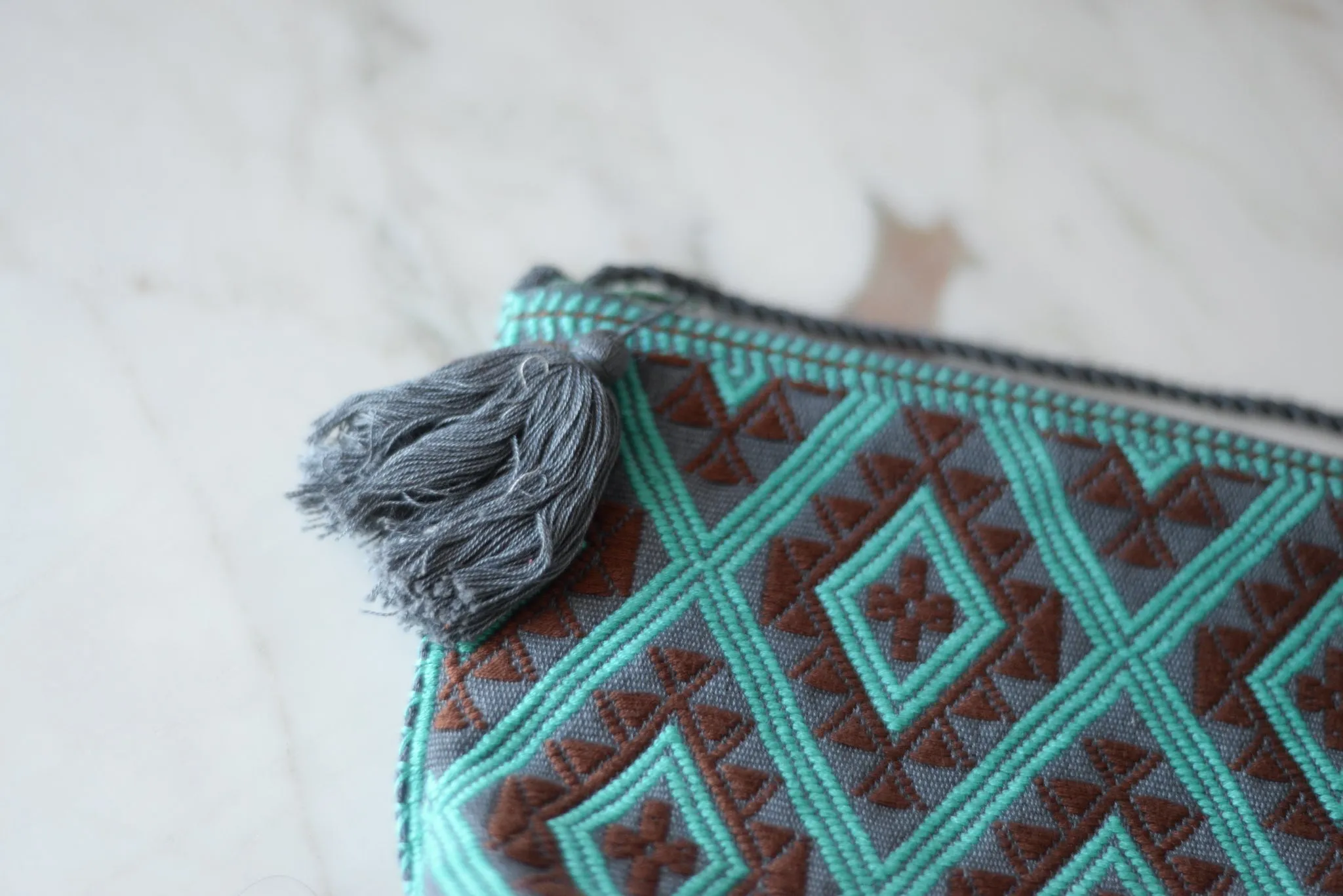 Mayan Embroidered Purse from Chiapas with Tassel