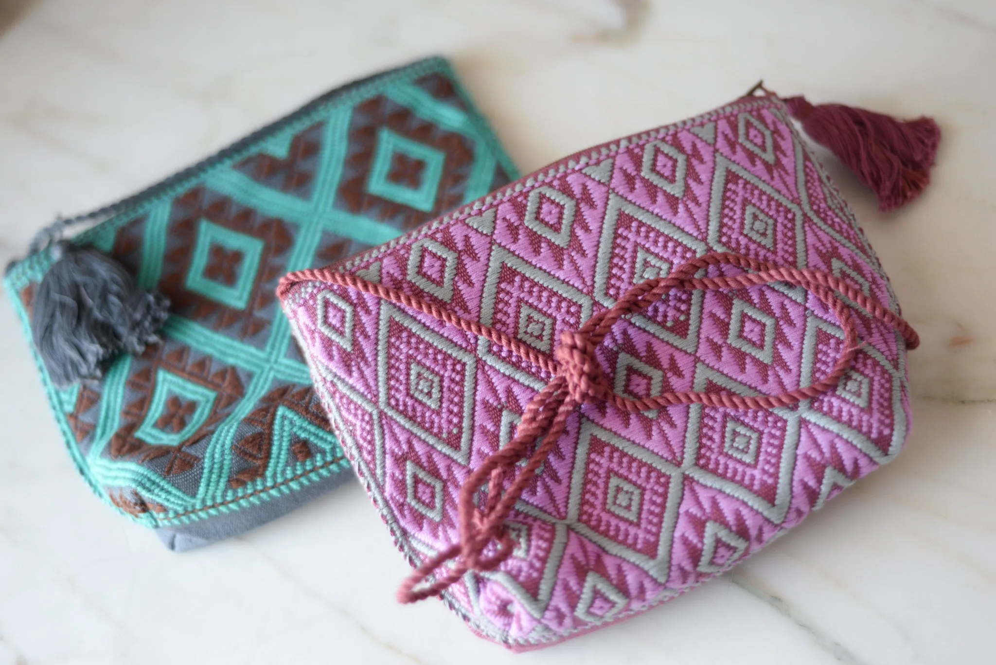 Mayan Embroidered Purse from Chiapas with Tassel