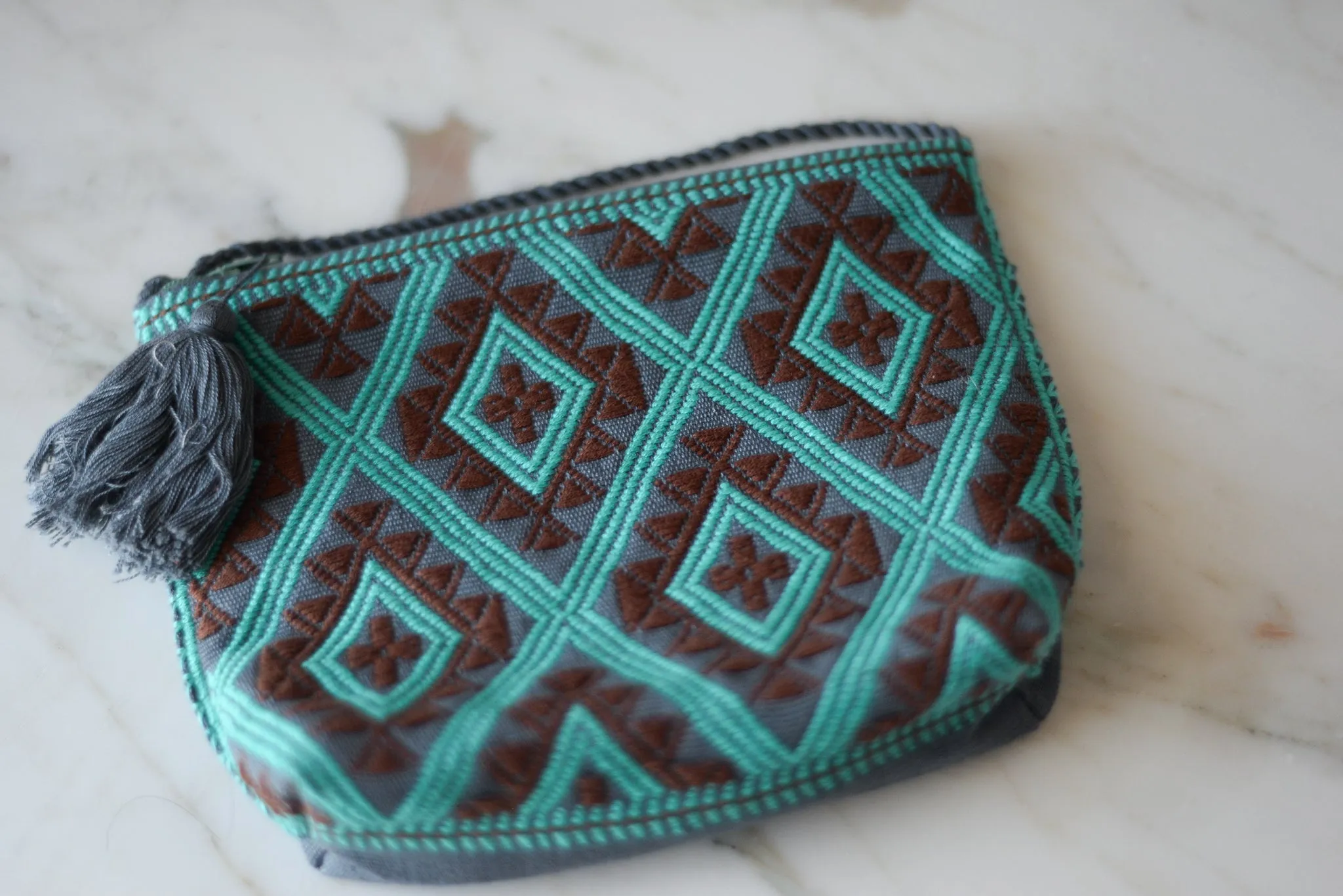 Mayan Embroidered Purse from Chiapas with Tassel