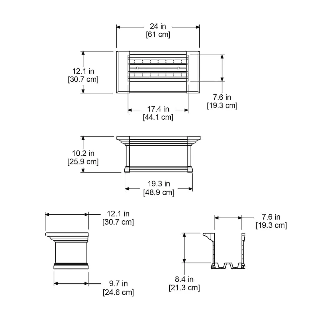 Mayne Yorkshire 2ft Window Box