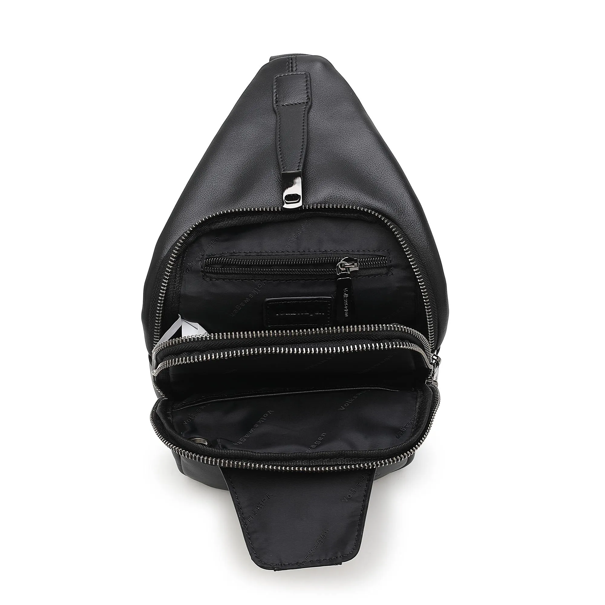 Men's Leather Chest Bag / Sling Bag / Crossbody Bag - VVU 10014