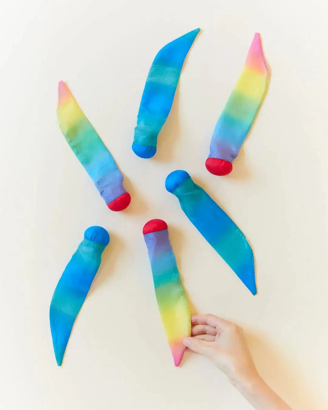 Mini Skytails - soft, silk throwing toy: Ocean