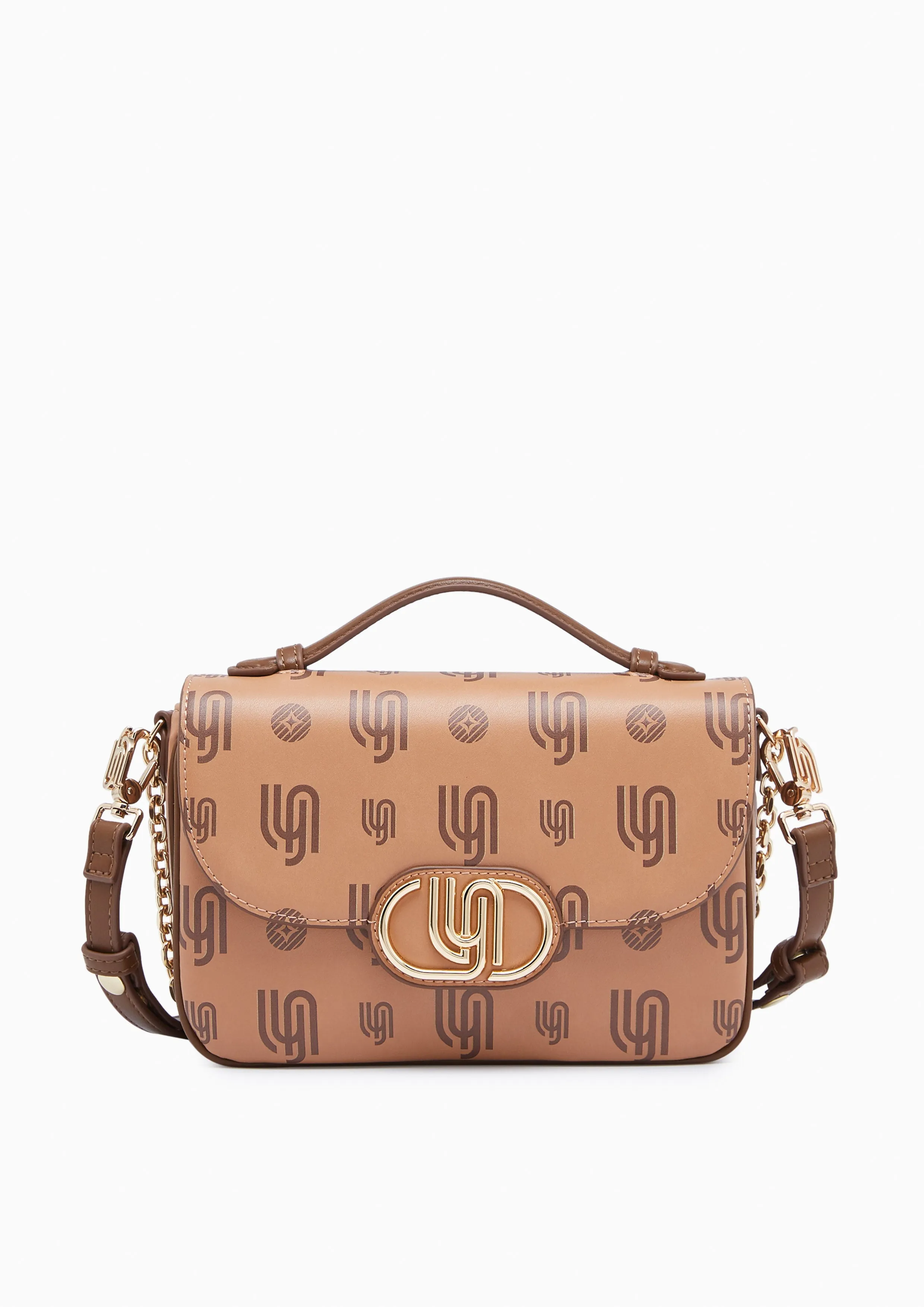 Mintage Print Inf S Crossbody Bag Light Brown
