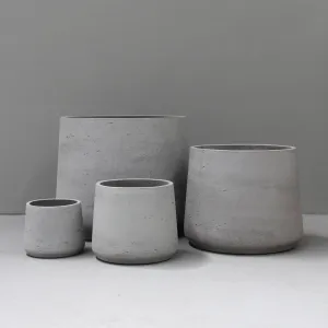 Modcrete Range Natural Memphis Pot (Grey)
