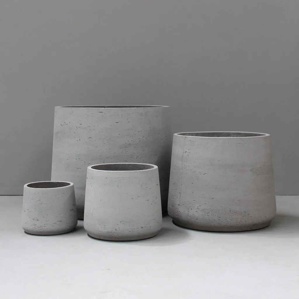 Modcrete Range Natural Memphis Pot (Grey)