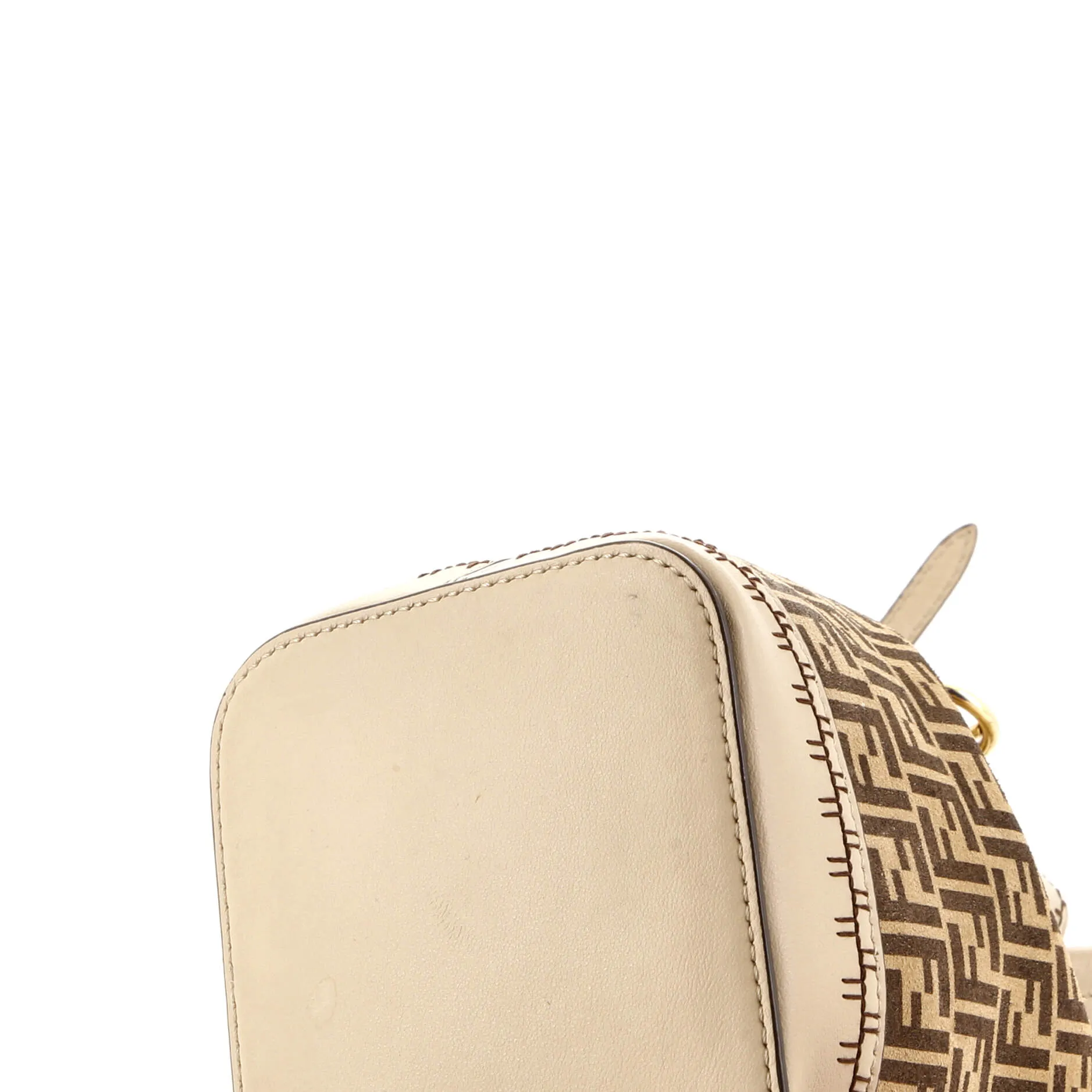 Mon Tresor Bucket Bag Zucca Suede Mini