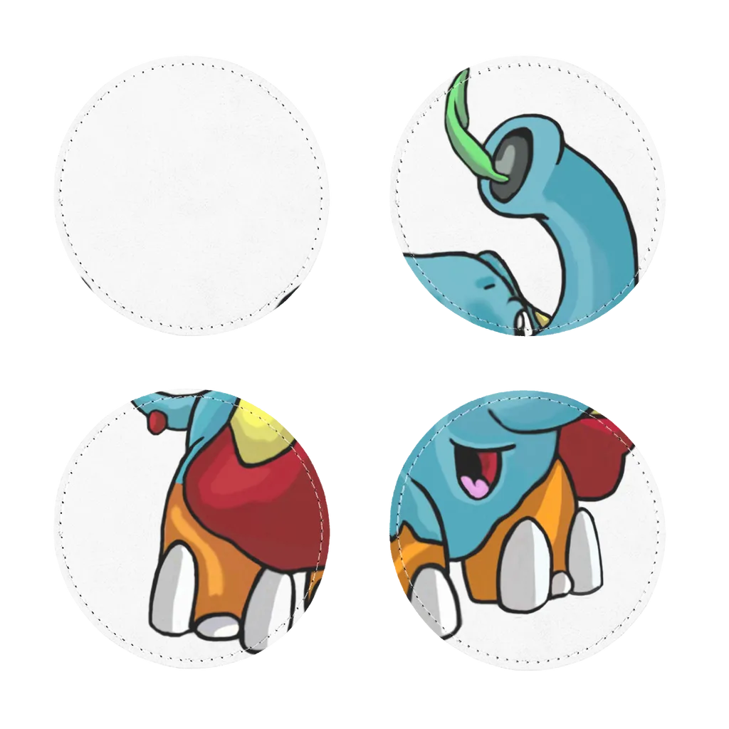 Mudphant Sublimation Coasters Pack of Four
