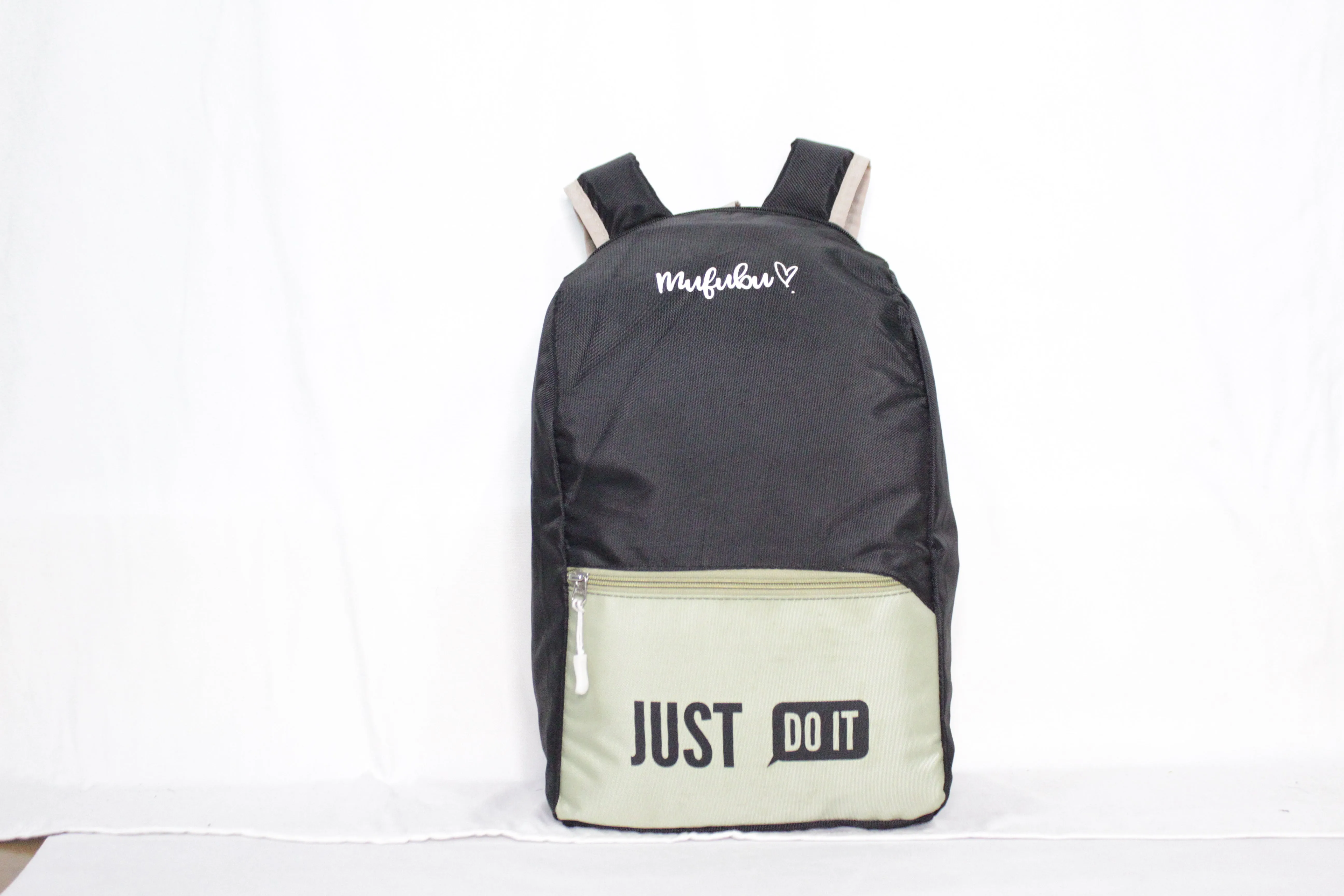 Nano Backpack 15 Ltr Just Do It Black   Pistachio