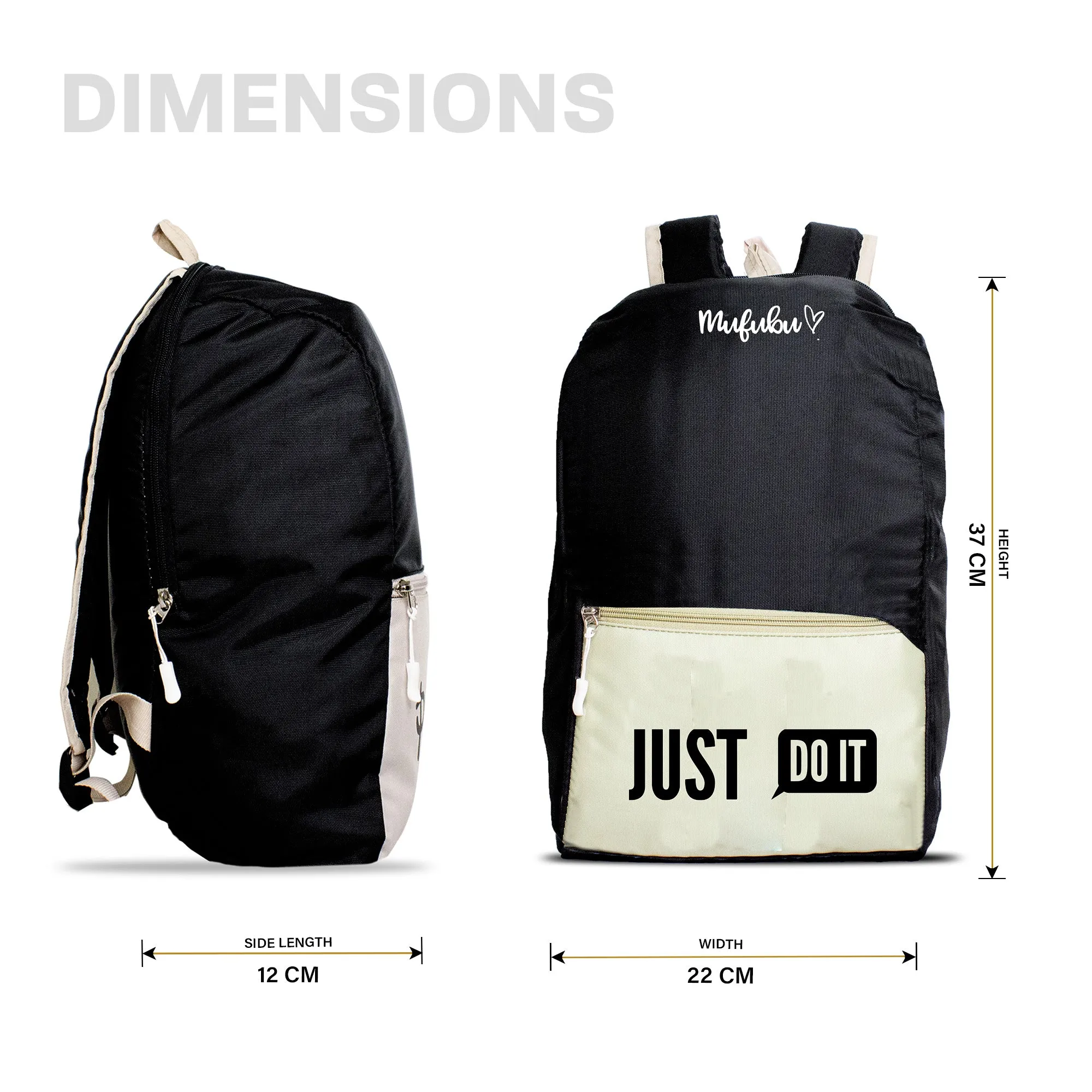 Nano Backpack 15 Ltr Just Do It Black   Pistachio