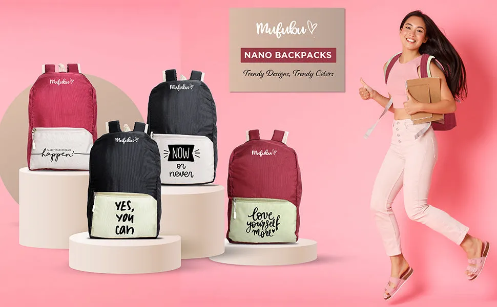Nano Backpack 15 Ltr Just Do It Black   Pistachio