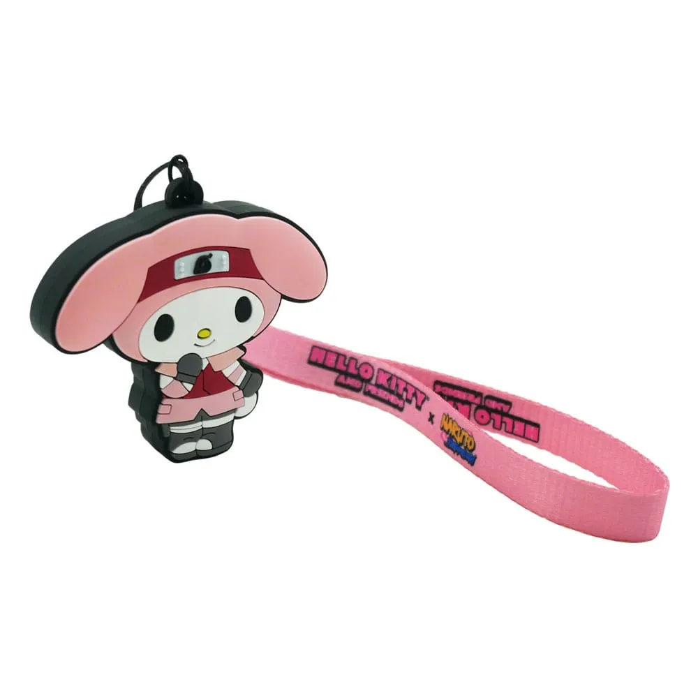 Naruto Shipudden X Hello Kitty PVC Keychain My Melody Sakura
