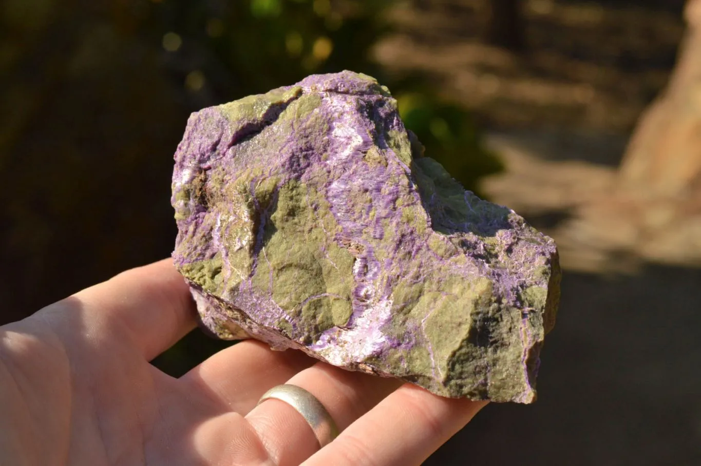 Natural Small Cobbed Selected Rough Stichtite Specimens x 6 From Barberton, South Africa