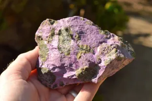 Natural Small Cobbed Selected Rough Stichtite Specimens x 6 From Barberton, South Africa