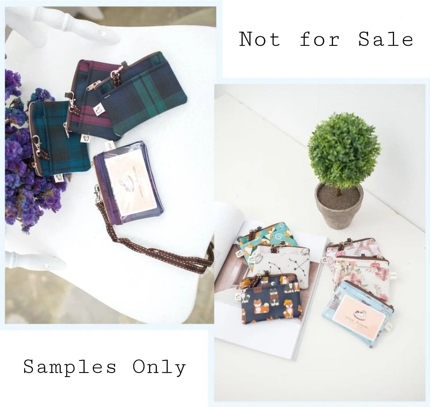 Navy Blue Card & Coin Purse