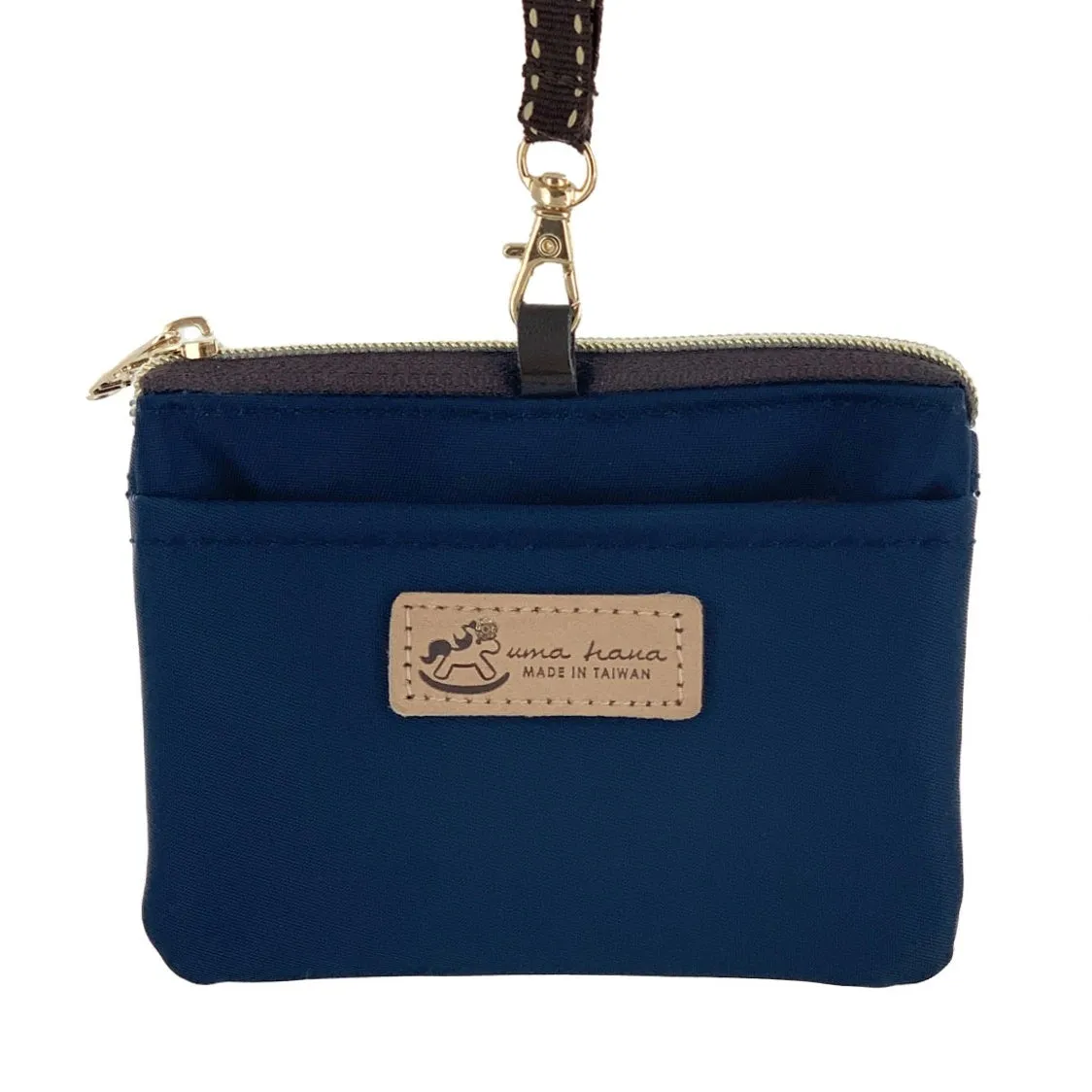 Navy Blue Card & Coin Purse