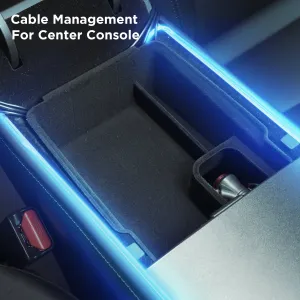 Nestour Armrest Organizer For Tesla Model 3/Y Designed Exclusively For Nestour Neon Lights
