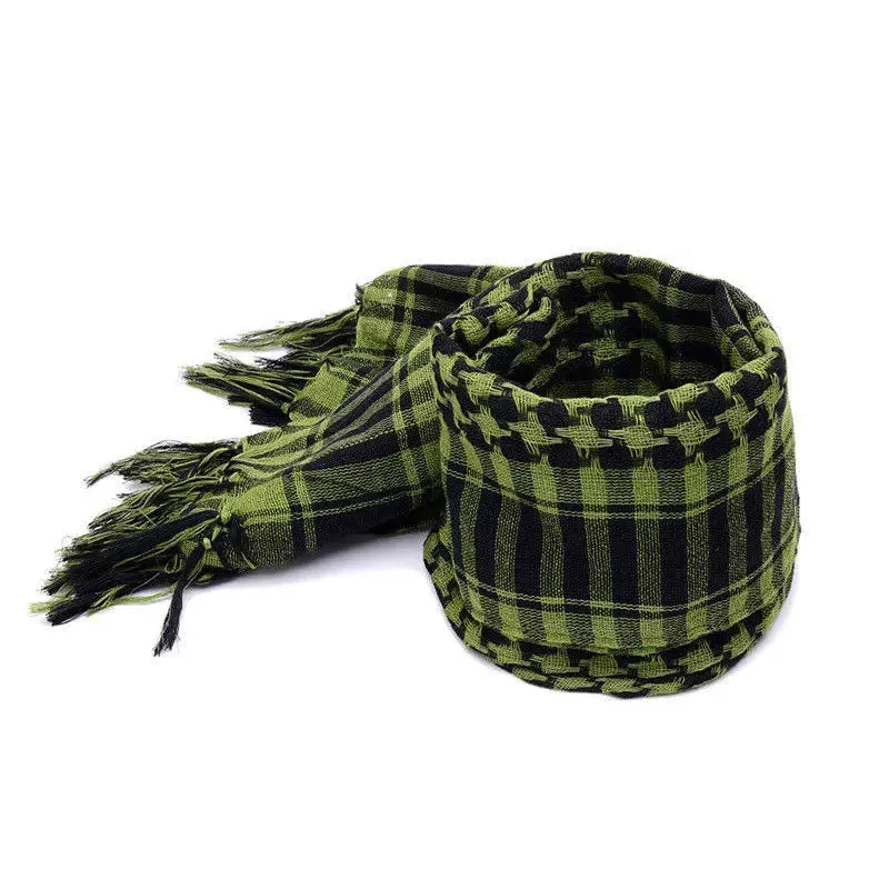 New Lightweight Tassel Arab Desert Shemagh KeffIyeh Scarf Wrap Pashmina Worthy Checked men mufflers