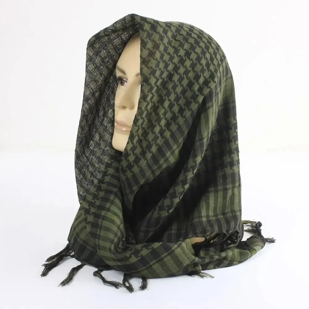 New Lightweight Tassel Arab Desert Shemagh KeffIyeh Scarf Wrap Pashmina Worthy Checked men mufflers