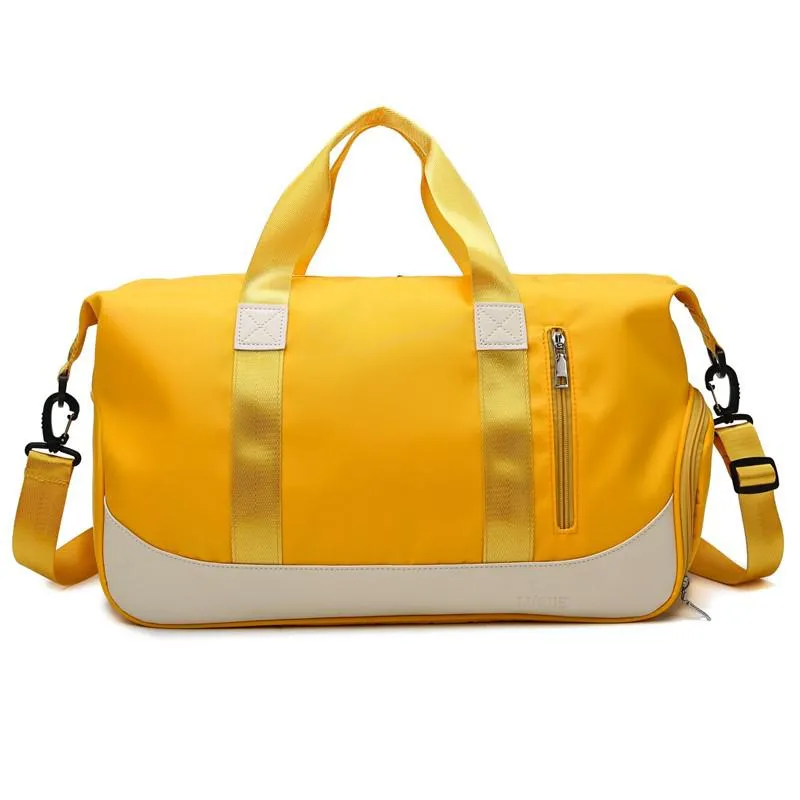 New Women's Sports bag Travel Bags Waterproof Weekend bag Suitcases Handbags Luggage Yoga Shoulder Bags For Gym sac de voyage